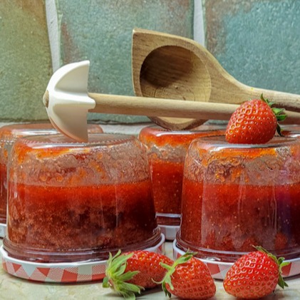Einkochen Rezepte zum Beispiel Erdbeere