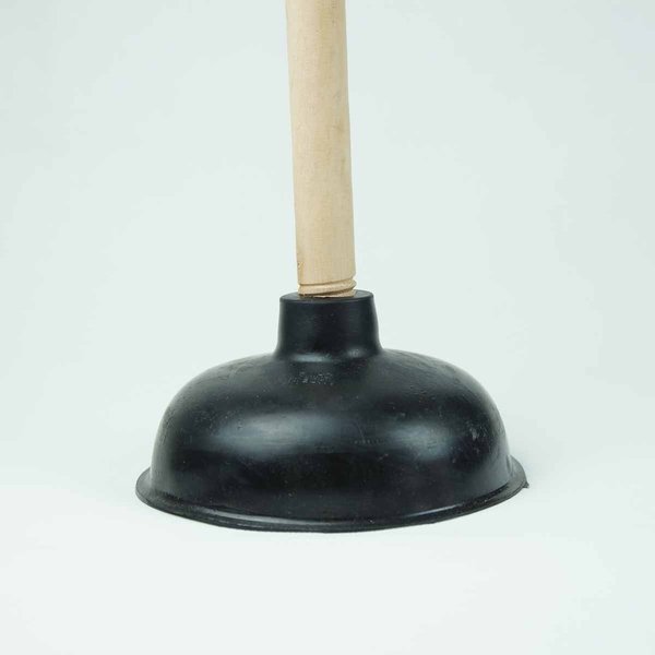 Saug-Druck-Rohrreiniger- Abflusspömpel aus Gummi - schwarz