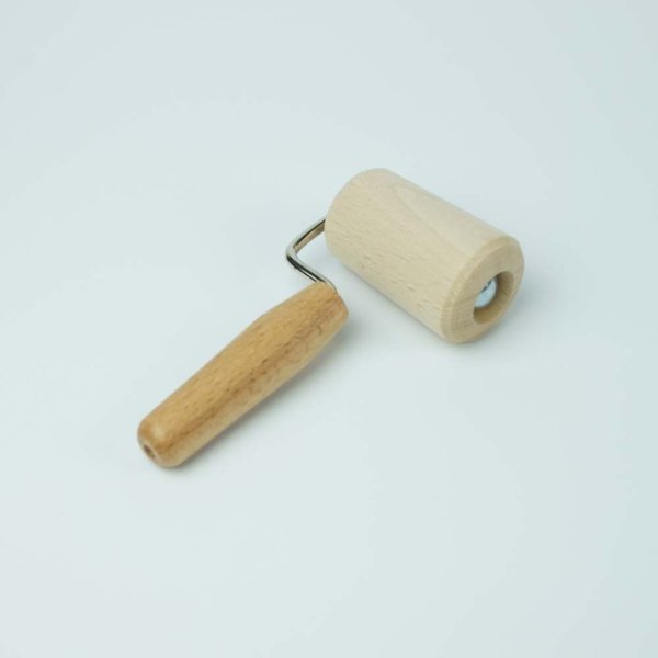 Nudelholz-Teigrolle Einhand aus Holz Konisch 16cm