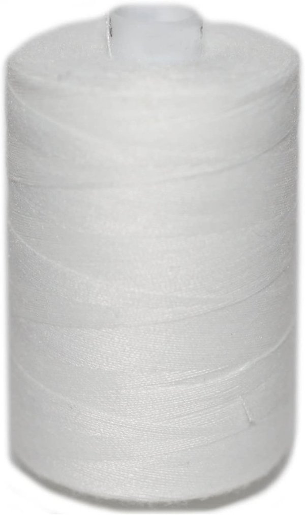 Nähgarn 1000m Weiß Reißfest Polyester Nähmaschinengarn