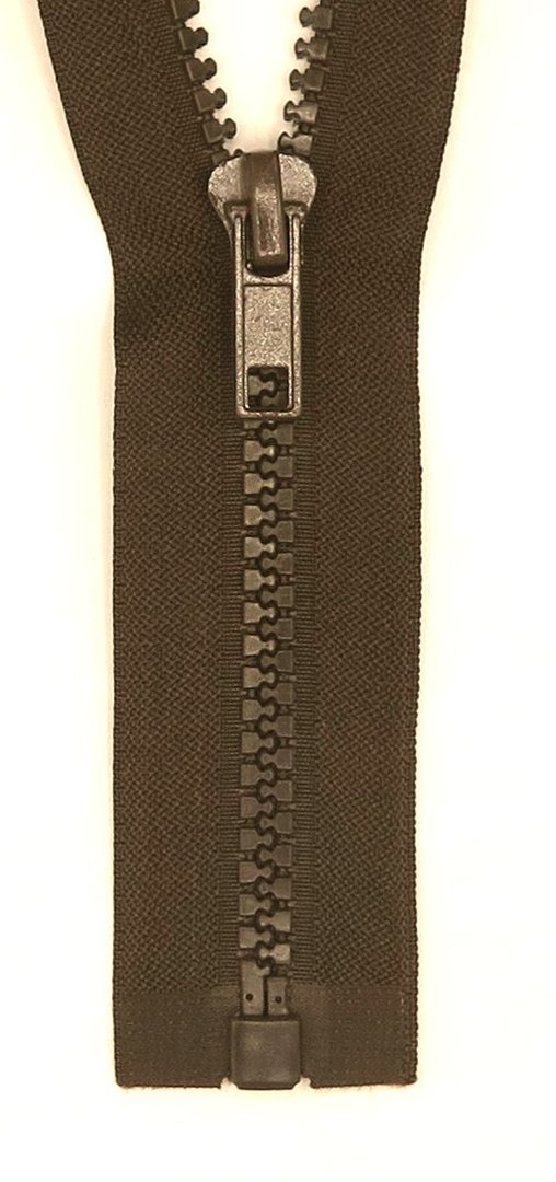 Reißverschluss Braun Längen Auswahl 25-100cm Kunststoff Jacke