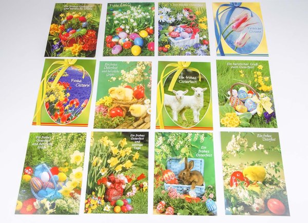 Osterpostkarten 5er Set Gruß-Karten Ostern