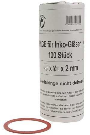 Gummiringe INKO-Gläser Einkochringe 94x108mm 100Stück