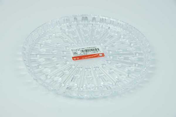 Kuchenteller Erika Sonja Plastic Ø 15cm Kristallglas-Plastkristall