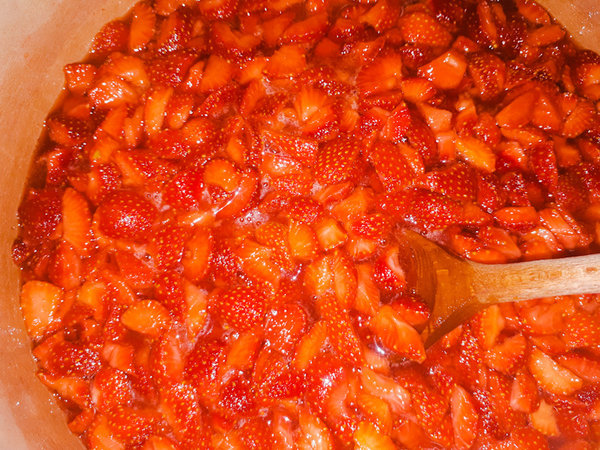 Erdbeermarmelade Konfitüre kochen Rezept