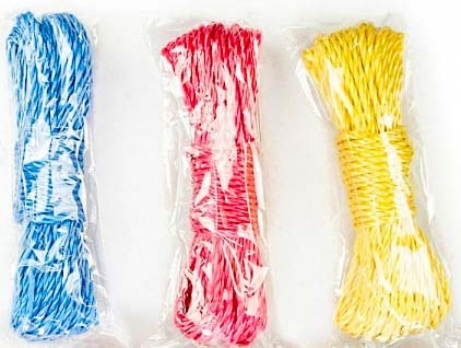 Wäscheleine 40m Kunstfaserseil gedreht Farben wählbar